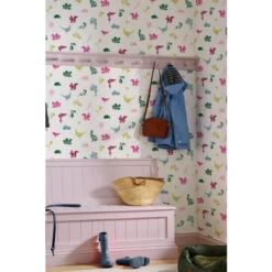 Joules Creme Etched Woodland Crème Multi A4 Sample