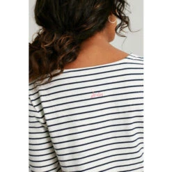Joules Harbour Luxe White Long Sleeve Christmas Jersey Top -Joules Shop unnamed file 1082