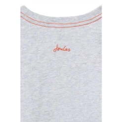 Joules Grey Finlay Long Sleeve Screenprint T-Shirt -Joules Shop unnamed file 1088