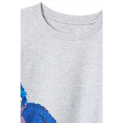 Joules Grey Finlay Long Sleeve Screenprint T-Shirt -Joules Shop unnamed file 1090