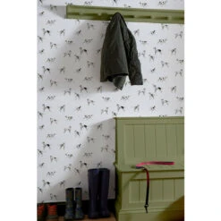 Joules Antique Creme Sketchy Dogs Wallpaper