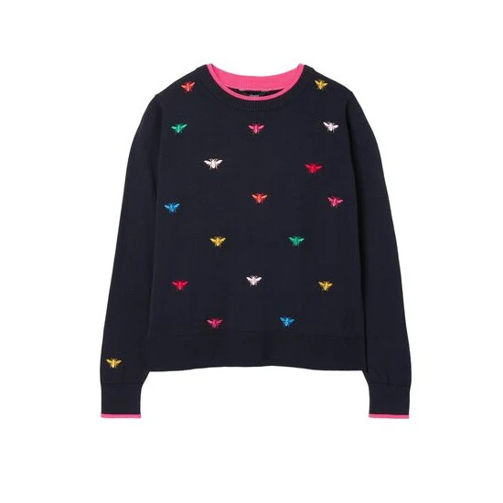 Joules Blue Mariella Intarsia Jumper 13 Joules Blue Mariella Intarsia Jumper - Image 11