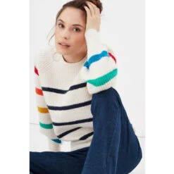 Joules Cream Anna Balloon Sleeve Jumper -Joules Shop unnamed file 1590