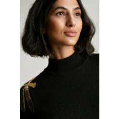 Joules Elise Embellished Luxe Black Jumper 12 Joules Elise Embellished Luxe Black Jumper -Joules Shop unnamed file 1598