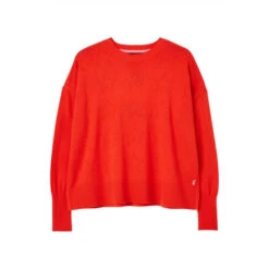 Joules Red Juniper Star Pointelle Jumper 16 Joules Red Juniper Star Pointelle Jumper -Joules Shop unnamed file 1608