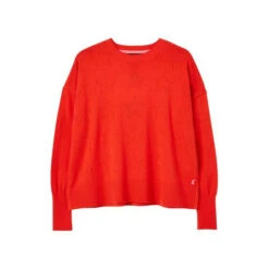 Joules Red Juniper Star Pointelle Jumper 17 Joules Red Juniper Star Pointelle Jumper -Joules Shop unnamed file 1609