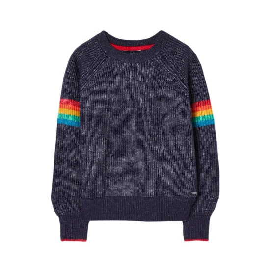 Joules Blue Anna Balloon Sleeve Jumper 9 Joules Blue Anna Balloon Sleeve Jumper - Image 7