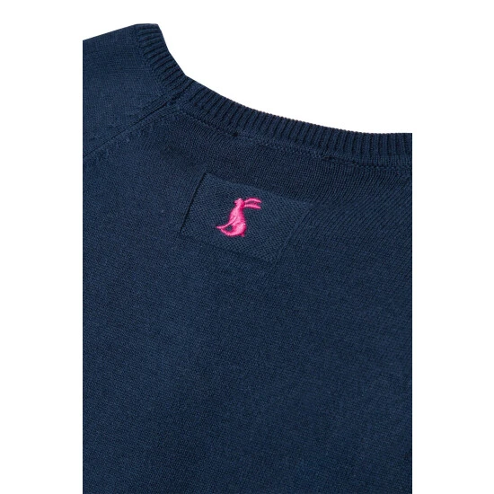 Joules Blue Miranda Intarsia Jumper 5 Joules Blue Miranda Intarsia Jumper - Image 3