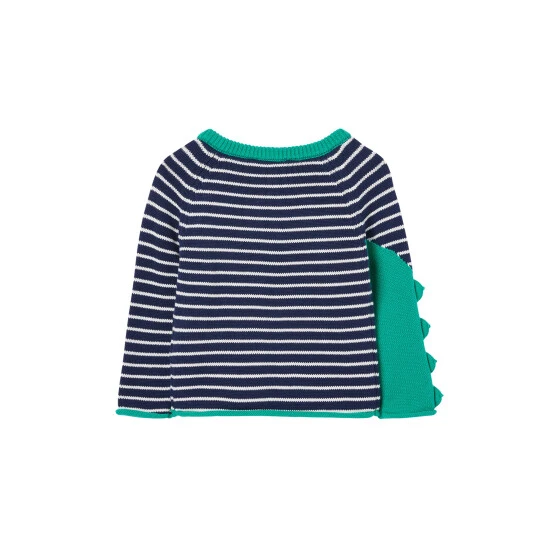 Joules Blue Winnie Intarsia Jumper 4 Joules Blue Winnie Intarsia Jumper - Image 2