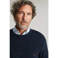Joules Blue Pennan Textured Crew Neck Jumper Knit With Twisted Yarns 14 Joules Blue Pennan Textured Crew Neck Jumper Knit With Twisted Yarns -Joules Shop unnamed file 1753