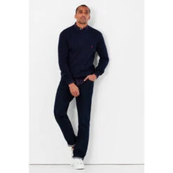 Joules Blue Glendale Fine Knit Cable Crew Neck Jumper 12 Joules Blue Glendale Fine Knit Cable Crew Neck Jumper -Joules Shop unnamed file 1759