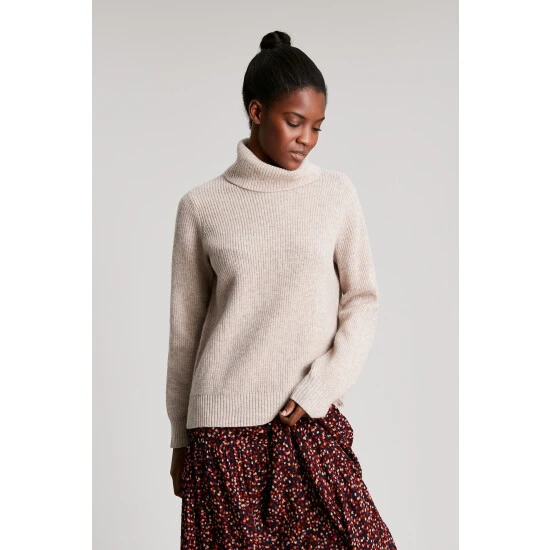 Joules Halton Brown Roll Neck Jumper 3 Joules Halton Brown Roll Neck Jumper