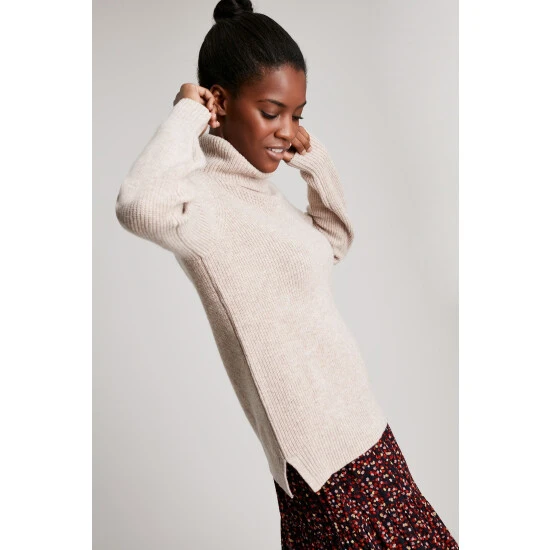 Joules Halton Brown Roll Neck Jumper 5 Joules Halton Brown Roll Neck Jumper - Image 3