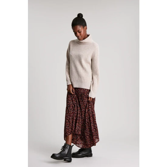 Joules Halton Brown Roll Neck Jumper 6 Joules Halton Brown Roll Neck Jumper - Image 4