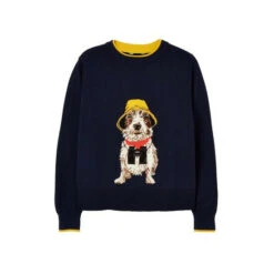 Joules Blue Mariella Intarsia Jumper -Joules Shop unnamed file 1802