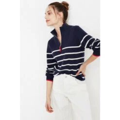 Joules Blue Portmore Quarter Zip Jumper 12 Joules Blue Portmore Quarter Zip Jumper -Joules Shop unnamed file 1805
