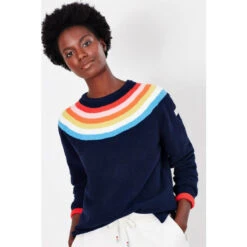 Joules Blue Seaport Chenille Jumper