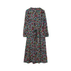 Joules Blue Zoey Frill Neck Long Shirt Dress -Joules Shop unnamed file 1936