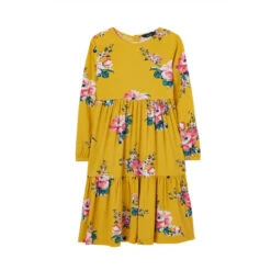 Joules Amora Yellow Tiered Woven Dress -Joules Shop unnamed file 2204