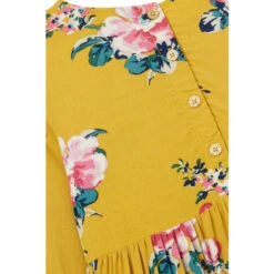 Joules Amora Yellow Tiered Woven Dress -Joules Shop unnamed file 2206