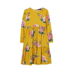 Joules Amora Yellow Tiered Woven Dress -Joules Shop unnamed file 2207