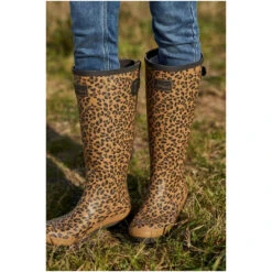 Joules Animal Print Welly With Back Gusset