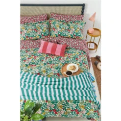 Joules Green Rainbow Stripe Throw -Joules Shop unnamed file 7400