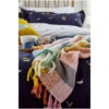 Joules White Picnic And Paddle Wool Blend Tassel Throw -Joules Shop unnamed file 7402