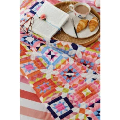 Joules Pink Patchwork Quilted Bedspread