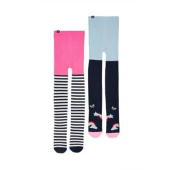 Joules Blue Anikins Tights Two Pack