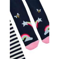 Joules Blue Anikins Tights Two Pack -Joules Shop unnamed file 7468