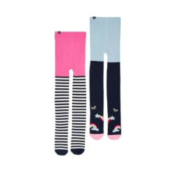 Joules Blue Anikins Tights Two Pack -Joules Shop unnamed file 7471