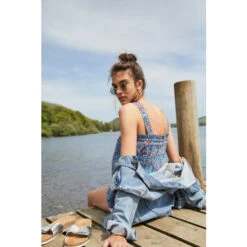 Joules Abby Cotton Blue Floral Cami -Joules Shop unnamed file 7740