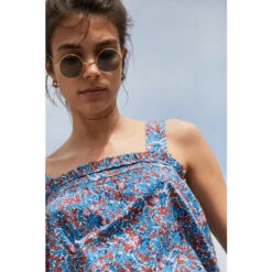 Joules Abby Cotton Blue Floral Cami -Joules Shop unnamed file 7742