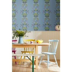 Joules Haze Blue Perfect Pollinators Haze Blue A4 Sample